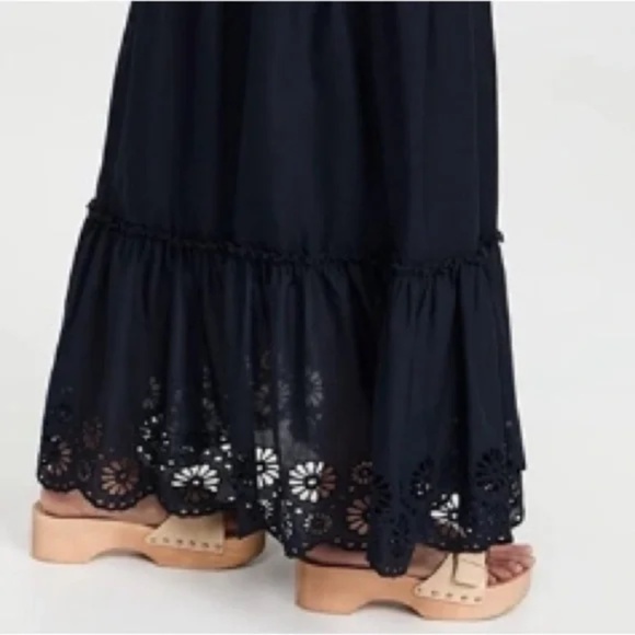 Splendid Kora Eyelet V-Neck Maxi Dress - size XL - Picture 8 of 11